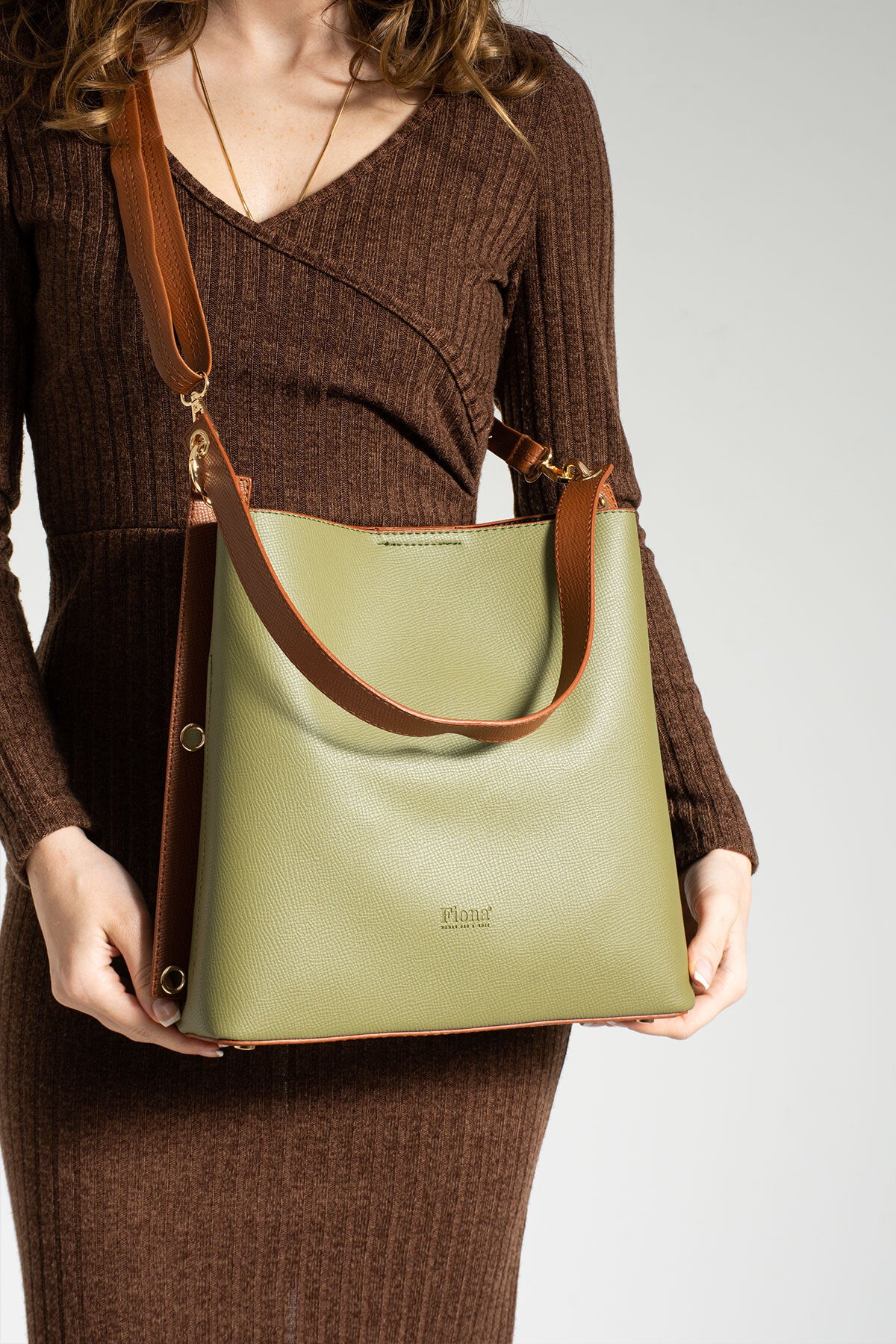 Kadın Haki-taba Omuz Ve Çapraz Çanta