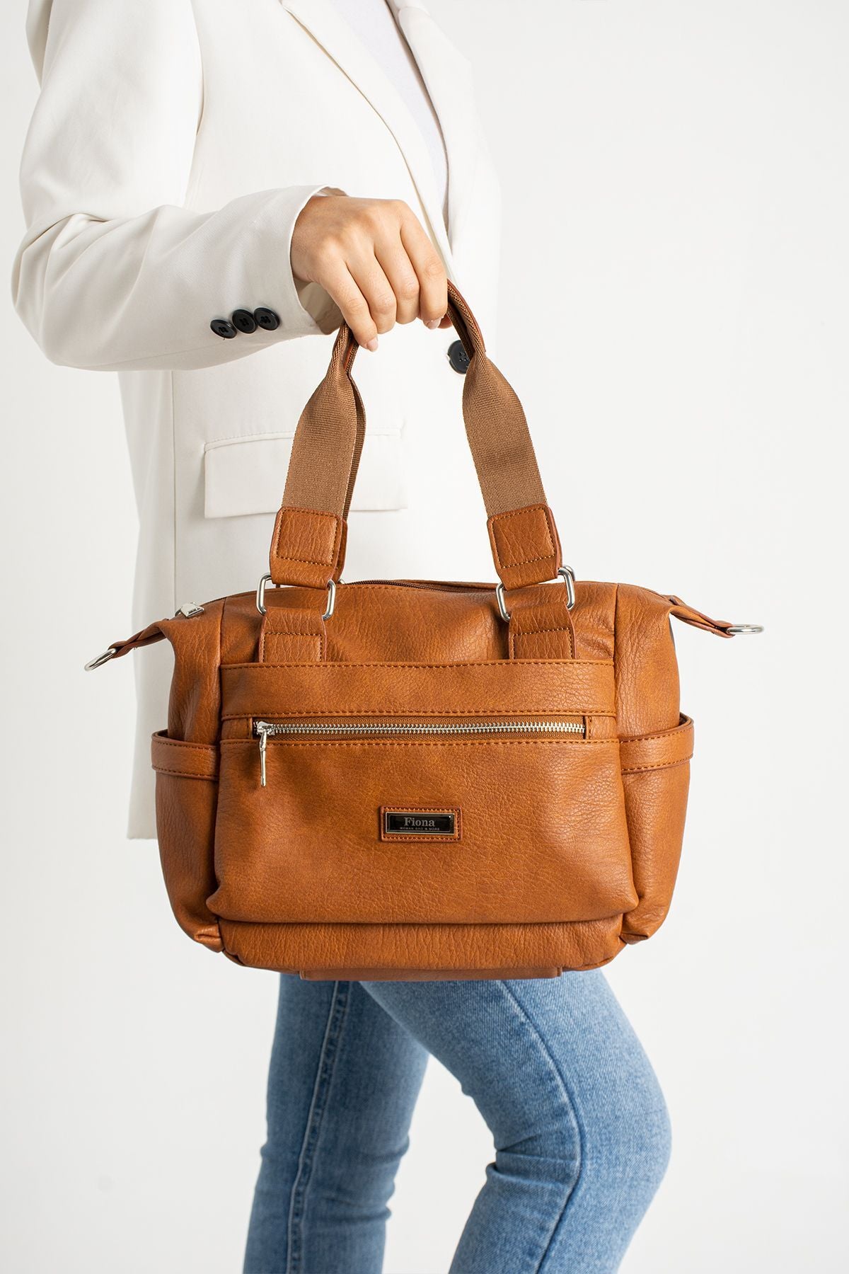 kadın Taba Çok Bölmeli EL Ve Çapraz Çanta